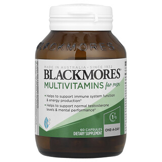 Blackmores, Erkekler İçin Multivitaminler, 60 Kapsül