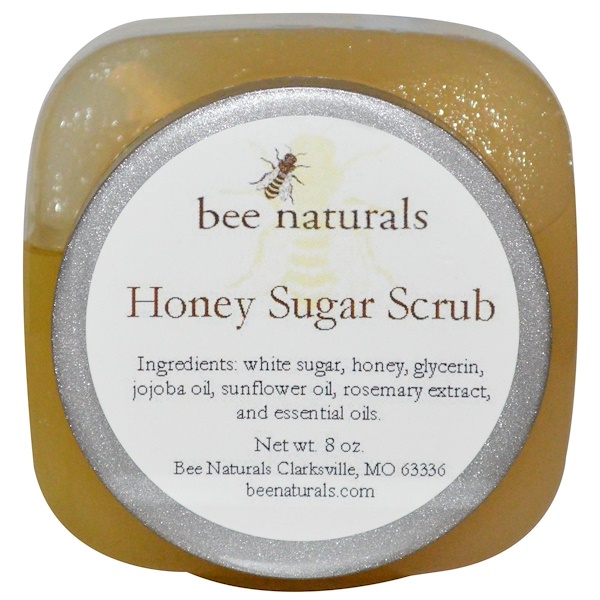 Bee Naturals, Honey Sugar Scrub, 8 oz