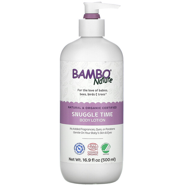 Bambo Nature, 스너글 타임 바디 로션, 500ml(16.9fl oz)