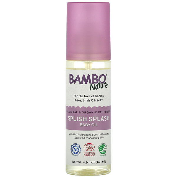 Bambo Nature, Splish Splash Baby Oil, 4.9 fl oz (145 ml)