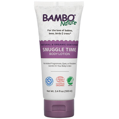 Bambo Nature Snuggle Time Body Lotion, 3.4 fl oz (100 ml)