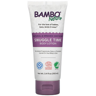 Bambo Nature, 親密依偎柔膚身體乳，3.4 液量盎司（100 毫升）
