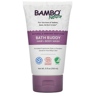 Bambo Nature, Bath Buddy 洗髮水 + 沐浴露，5 液量盎司（150 毫升）
