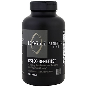 Купить DaVinci Benefits, Osteo Benefits, 180 капсул  на IHerb
