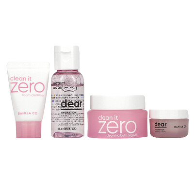

Banila Co., Skin Care Starter Kit, 4 Piece Kit