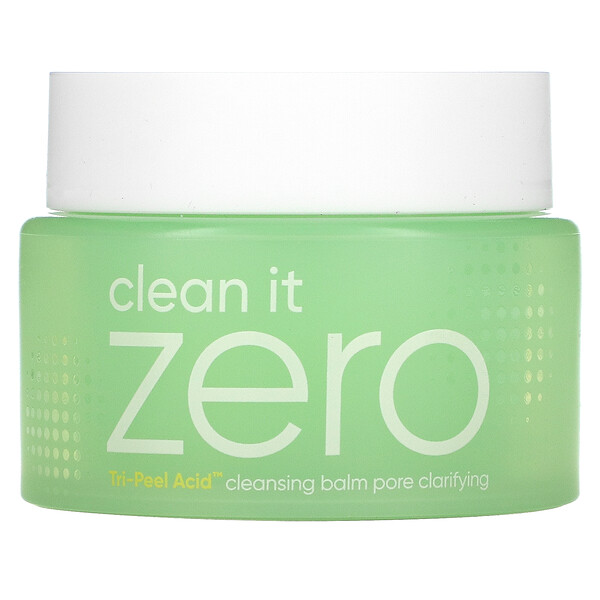 Clean It Zero, кислотный очищающий бальзам с тремя пилингами, 100 мл (3,38 жидк. Унции)