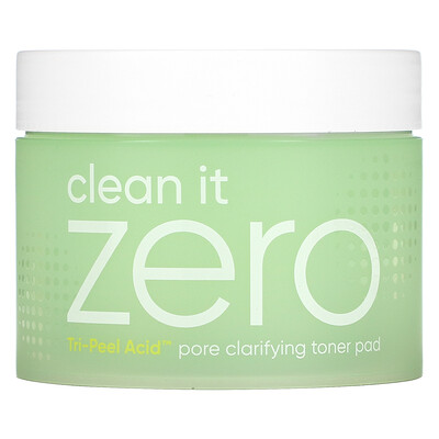 Купить Banila Co. Clean It Zero, Tri-Peel Acid Pore Clarifying Toner Pad, 60 Pads