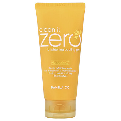 Banila Co, Clean It Zero, Gel exfoliante iluminador, Para todo tipo de piel`` 120 ml (4,05 oz. Líq.)