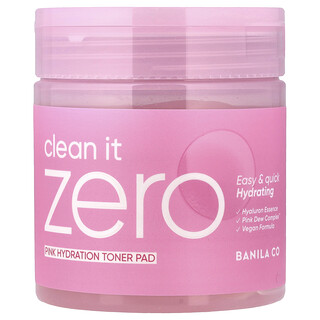 Banila Co, Clean it Zero, Pink Hydration Toner Pad, 70 Pads