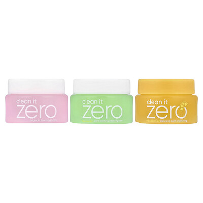 Banila Co, Clean It Zero, Best Of Balms Trio , 3 Pack, 0.84 fl oz (25 ml) Each