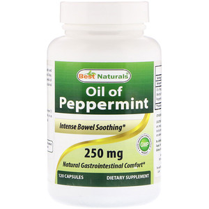 Отзывы о Best Naturals, Oil of Peppermint, 250 mg, 120 Capsules