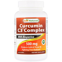 Curcumin C3 Complex with Bioperine, 500 mg , 120 VCaps - изображение