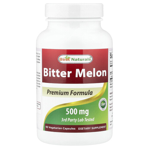 Best Naturals Bitter Melon, 500 mg, 90 Vegetarian Capsules