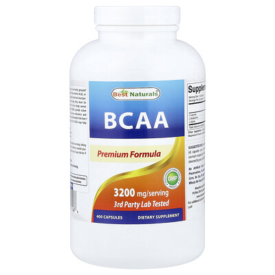 Product Image for Best Naturals, BCAA, 400 Capsules