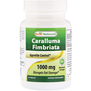 Отзывы о Best Naturals, Caralluma Fimbriata, 1000 mg, 60 Tablets