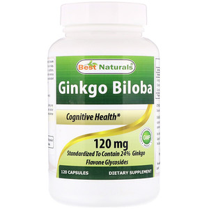 Отзывы о Best Naturals, Ginkgo Biloba, 120 mg, 120 Capsules