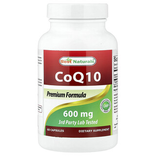 Best Naturals, CoQ10, 600 mg, 60 Cápsulas