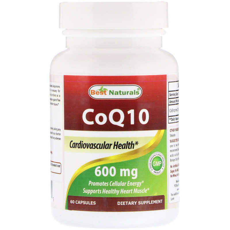 Best Naturals, CoQ10, 600 mg, 60 Capsules iHerb