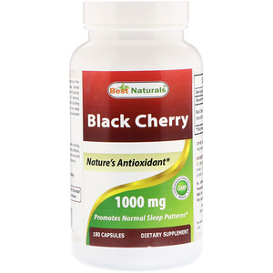 Отзывы о Best Naturals, Black Cherry, 1000 mg, 180 Capsules