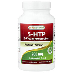 5-HTP, 200 мг, 120 вегетаріанських капсул