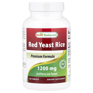 Best Naturals, Red Yeast Rice, 1,200 mg, 120 Tablets