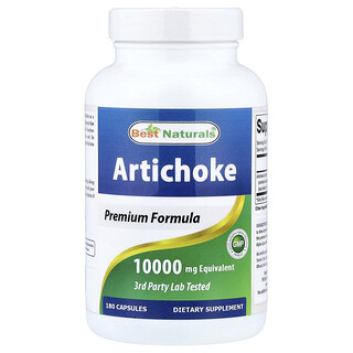 Best Naturals, Artichoke, 180 Capsules (500 mg per Capsule)
