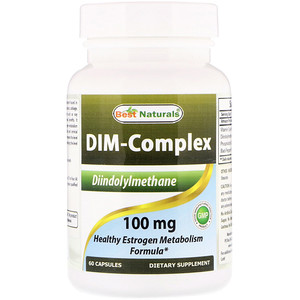 Отзывы о Best Naturals, Dim-Complex, 100 mg, 60 Capsules