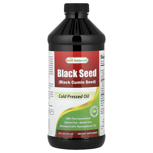 Best Naturals Black Seed, Cold Pressed Oil, 16 fl oz (473 ml)