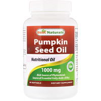 Pumpkin Seed Oil, 1000 mg, 90 Softgels - изображение