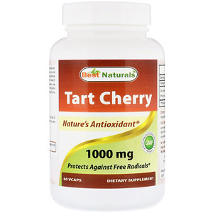 Отзывы о Best Naturals, Tart Cherry, 1000 mg, 60 VCaps