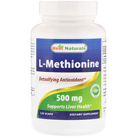 L-Methionine, 500 mg, 120 VCAPS - изображение