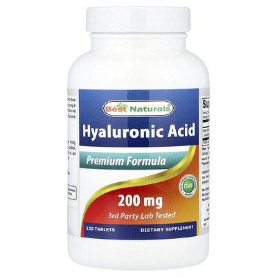 Product Image for Best Naturals, Hyaluronic Acid, 200 mg, 120 Tablets