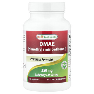 Best Naturals, DMAE, 250 mg, 180 Capsules