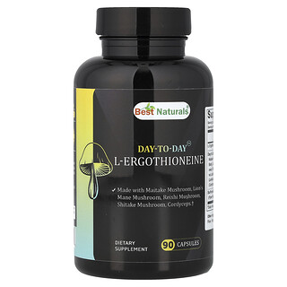 Best Naturals, Day To Day™, L-ergothionéine, 90 capsules