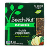 Beech-Nut, Naturals, фруктовые и вегетарианские батончики, этап 4, яблоко и шпинат, 5 батончиков, 22 г (0,78 унции)