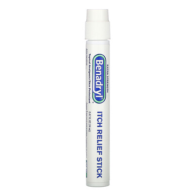 Benadryl Itch Relief Stick, Extra Strength, 0.47 fl oz (14 ml)
