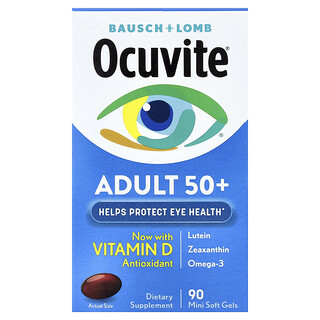 Ocuvite, 50 岁以上成年人，90 粒迷你软胶囊
