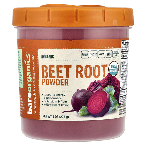 BareOrganics, Bio-Rote-Beete-Pulver, 227 g (8 oz.)