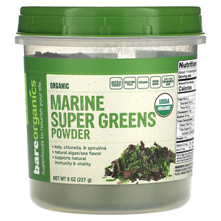 BareOrganics, 海洋 Super Greens 粉，8 盎司（227 克）