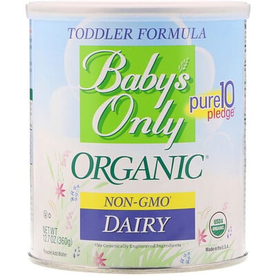 Baby's Only Organic, формула для малышей, молочный продукт, 360 г (12,7 унций)