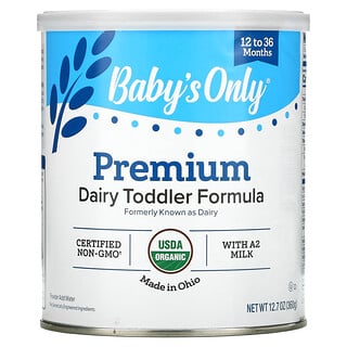 Nature's One, Baby's Only Organic, lait maternisé, produit laitier, 360 g 