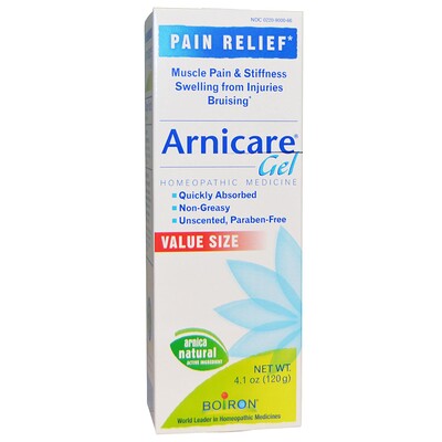

Boiron Arnicare Gel, облегчение боли, без запаха, 120 г (4,1 унции)