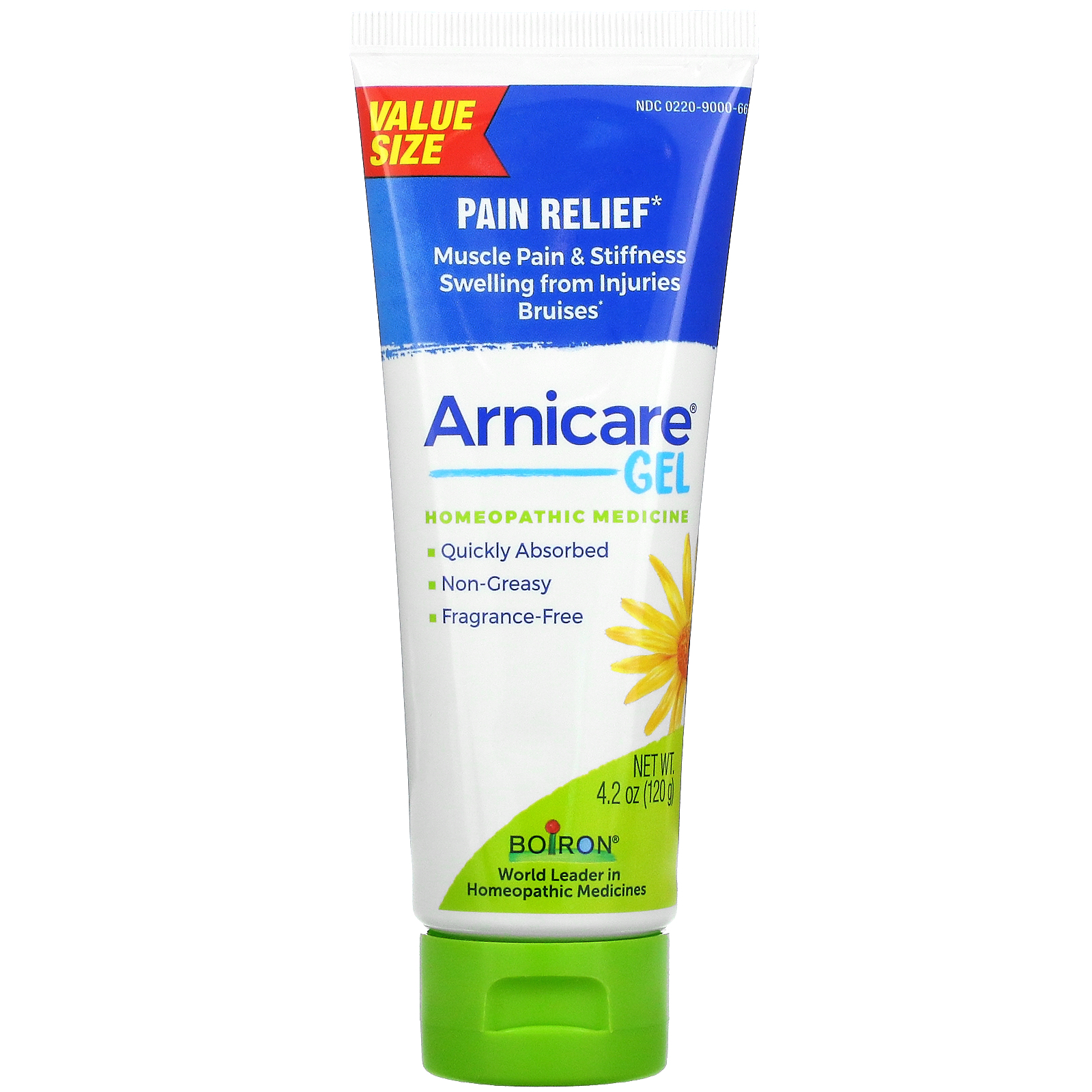 Boiron, Arnicare Gel, Pain Relief, Unscented, 4.2 Oz (120 G)