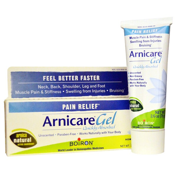 Boiron, Arnicare Gel, Pain Relief, Unscented, 2.6 Oz (75 G) - IHerb