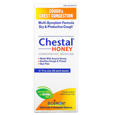 Boiron Chestal Honey от кашля и заложенности груди 6 7 жидк. Унции