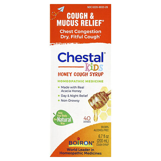 Boiron, Chestal®, Jarabe para la tos con miel para niños, 200 ml (6,7 oz. líq.)