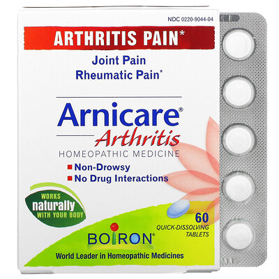 

Boiron Arnicare Arthritis 60 Quick-Dissolving Tablets