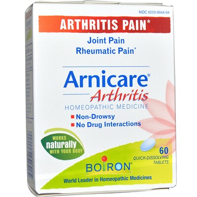 

Arnicare, при артрите, 60 быстрорастворимых таблеток