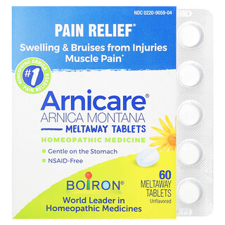 Boiron, Arnicare, Comprimidos que se disuelven con Arnica montana, Sin sabor, 60 comprimidos que se disuelven
