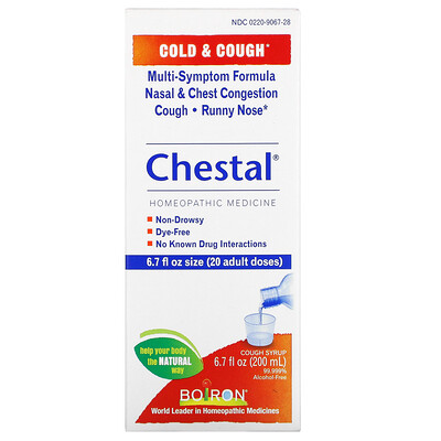 

Boiron Chestal Cold & Cough 6.7 fl oz (200 ml)